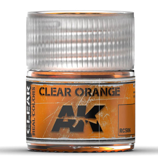 Real Colors: Clear Orange Acrylic Lacquer Paint