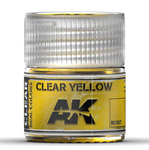 Real Colors: Clear Yellow Acrylic Lacquer Paint