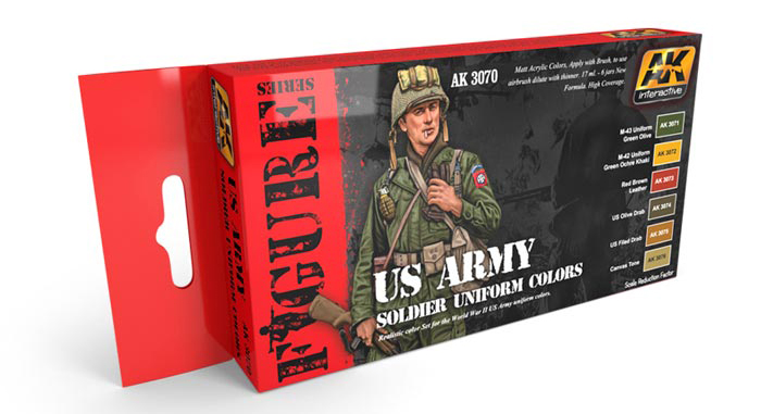 Figure Series: US Army Soldier Uniform Colorss Acrylic Paint Set - ONLY 2 AVAILABLE AT THIS PRICE