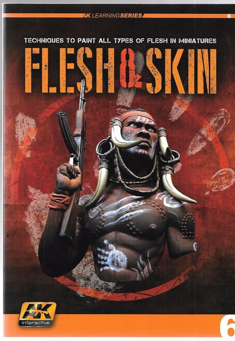 AK Interactive 241 Flesh & Skin Techniques to Paint Miniatures Book for sale online 