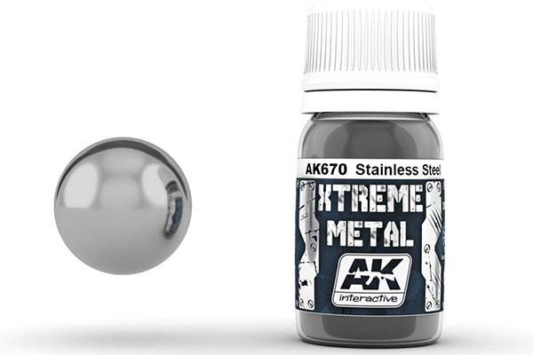 Xtreme Metal Stainless Steel 30ml Bottle 