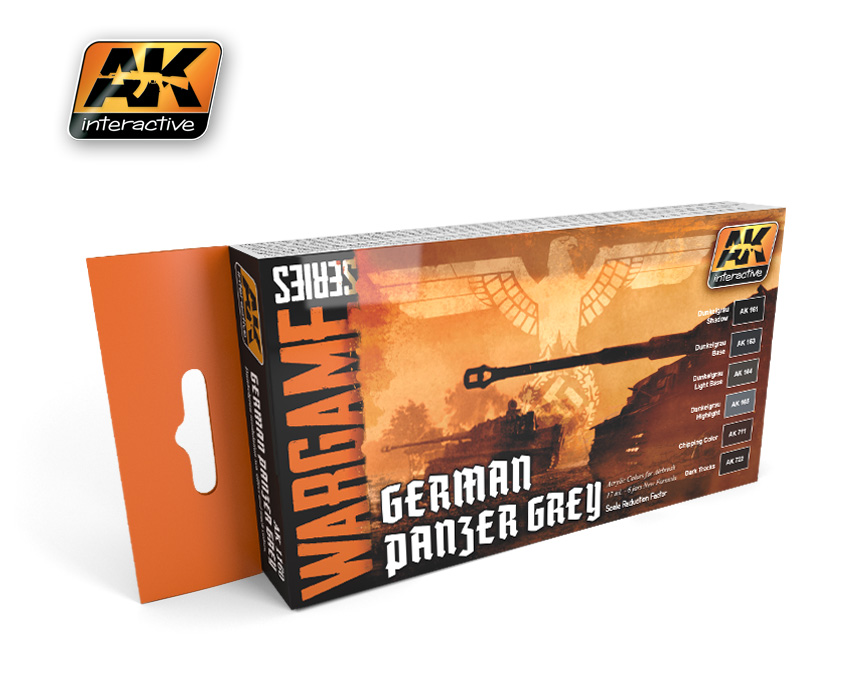 Wargame Series: German Panzer Grey Modulation & Effects Paint Set