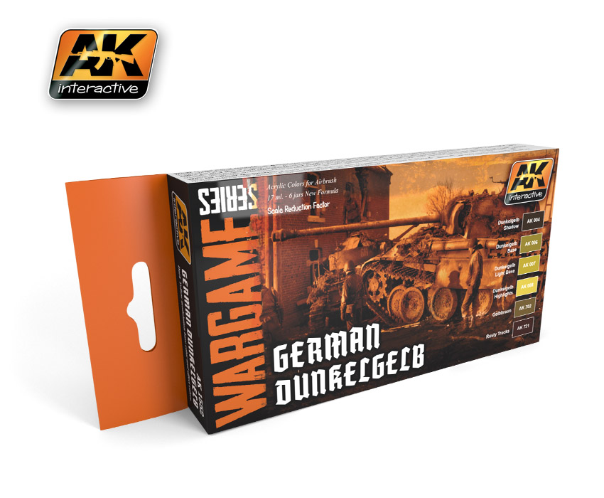 Wargame Series German Dunkelgelb Modulation & Effects Paint Set