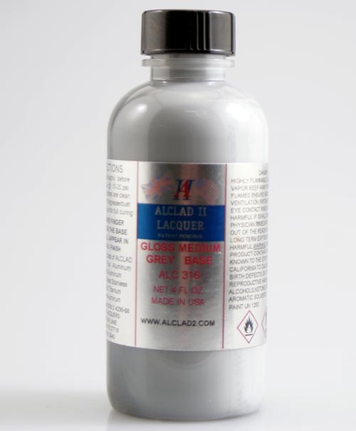 Gloss Medium Grey Base 4oz. Bottle