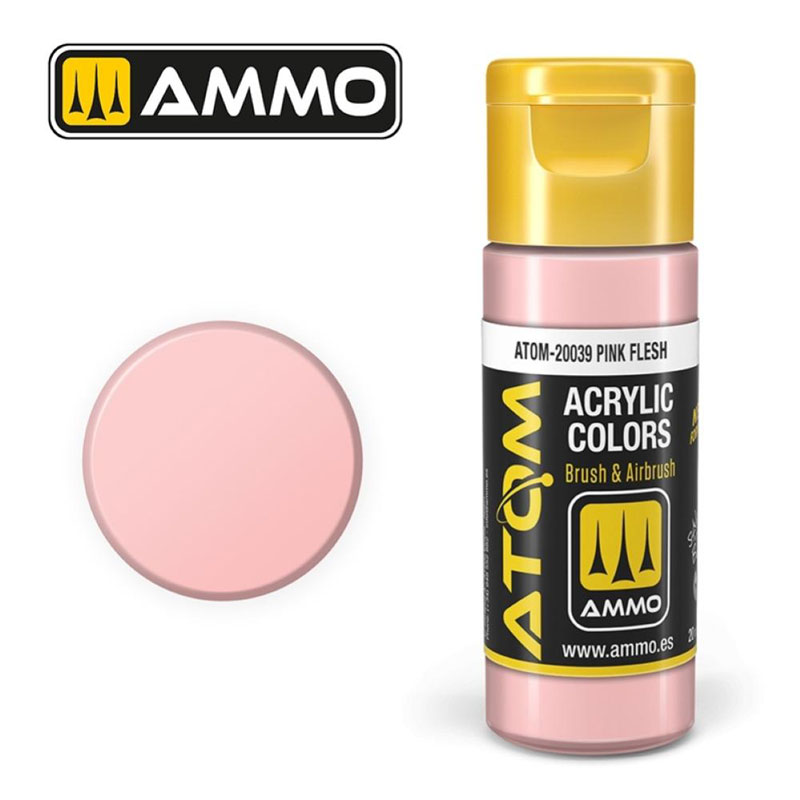 Ammo By Mig ATOM Acrylic Paint: Pink Flesh