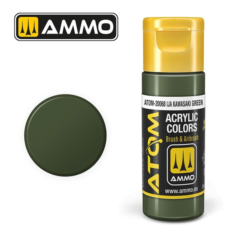 Ammo By Mig ATOM Acrylic Paint: IJA Kawasaki Green