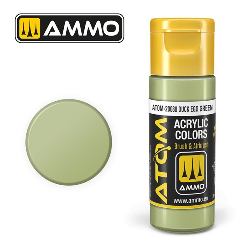 Ammo By Mig ATOM Acrylic Paint: Duck Egg Green