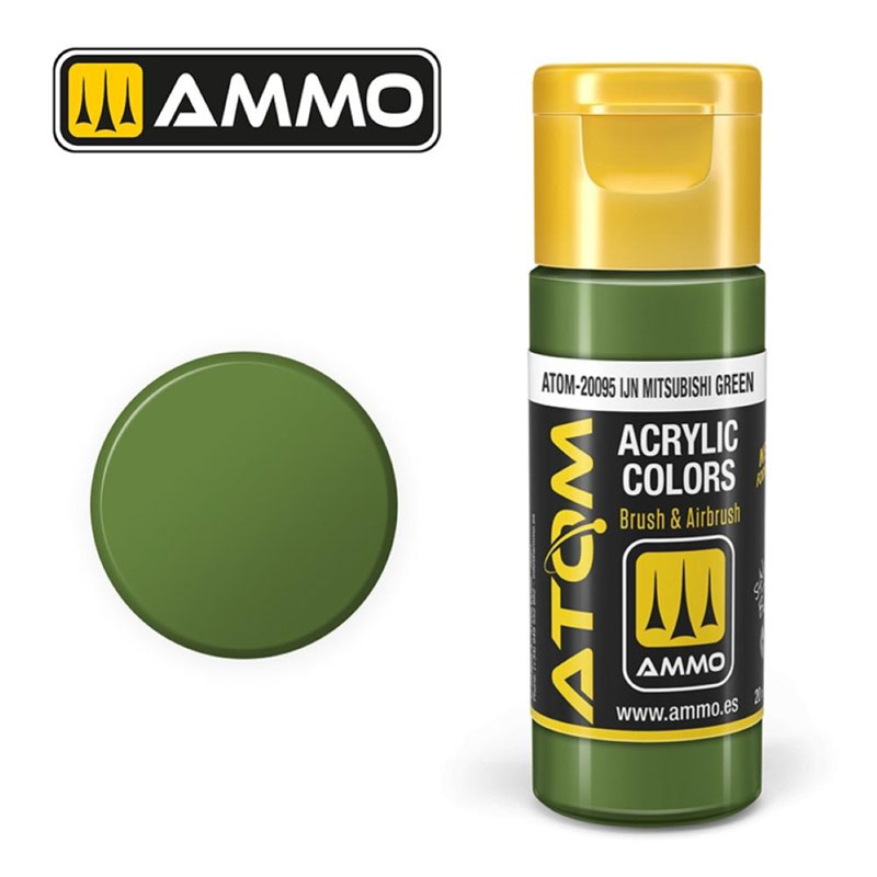 Ammo By Mig ATOM Acrylic Paint: IJN Mitsubishi Green