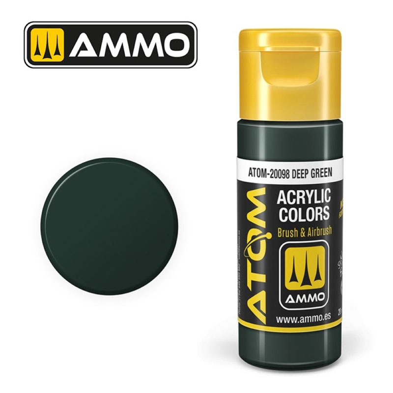Ammo By Mig ATOM Acrylic Paint: Deep Green