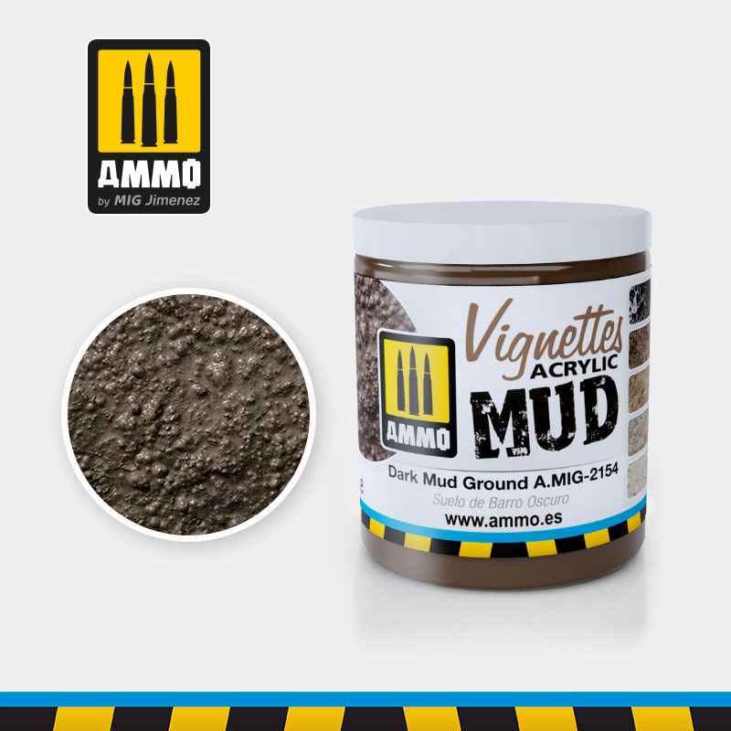 AMMO Vignettes Acrylic - Dark Mud Ground