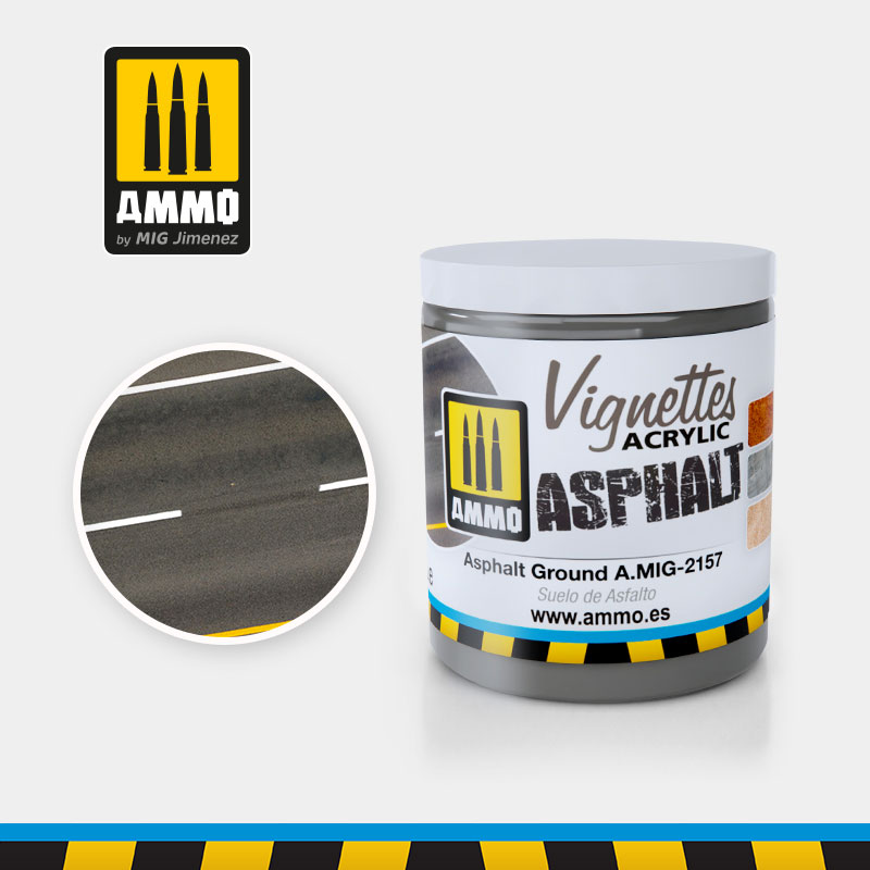 AMMO Vignettes Acrylic - Asphalt Ground