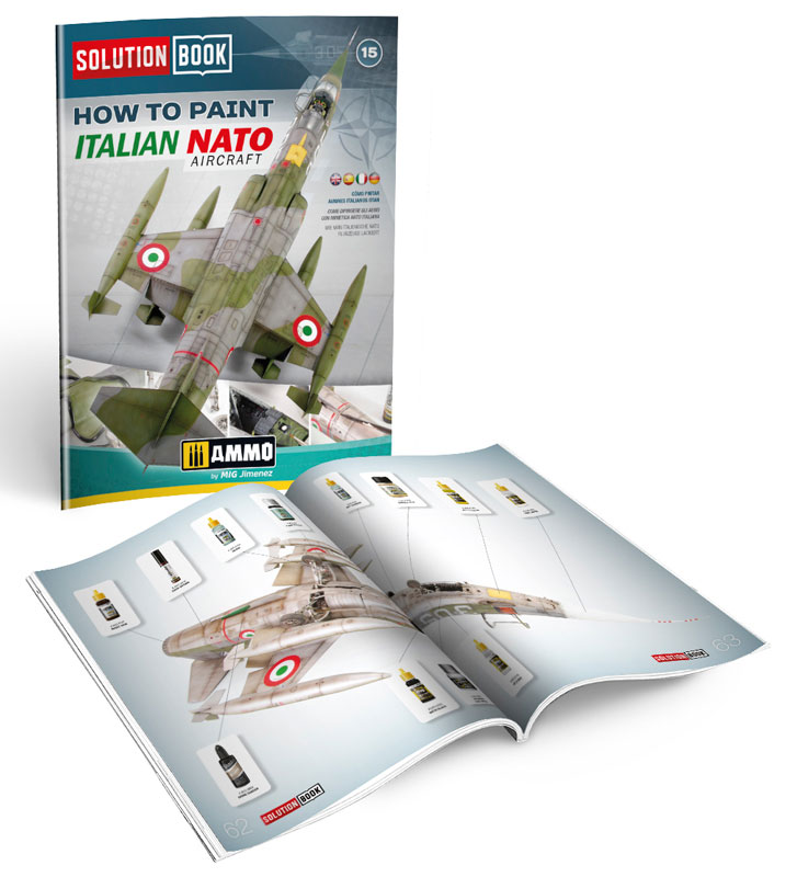 Ammo By Mig How to Paint Italian NATO Aircrafts SOLUTION BOOK