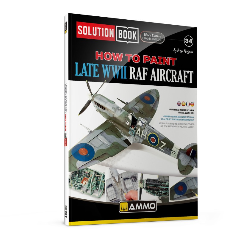Ammo By Mig How To Paint Late WW2 RAF Aircraft Solution Book Black Edition