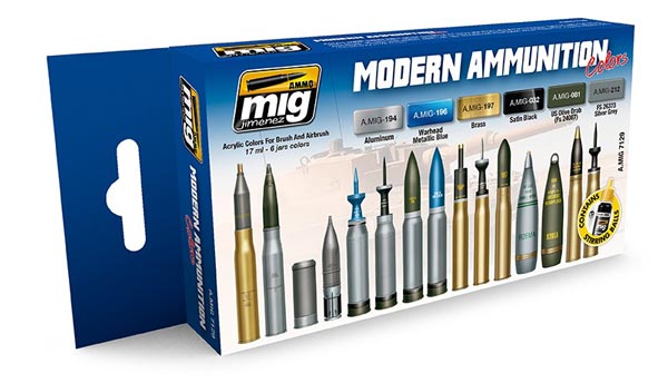 Acrylic Paint Set: Modern Ammunition