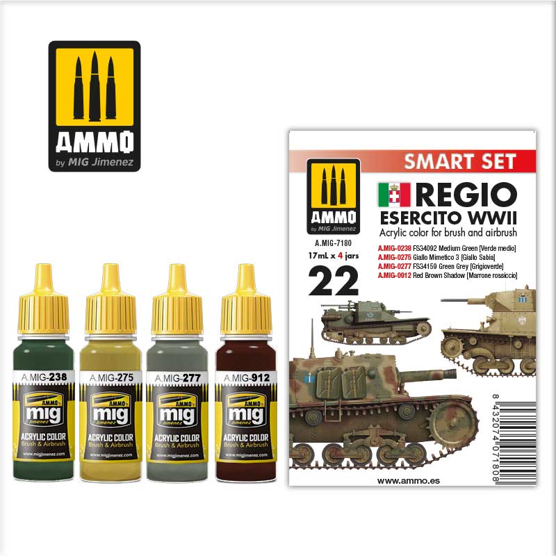 Acrylic Smart Set: Regio Esercito WWII