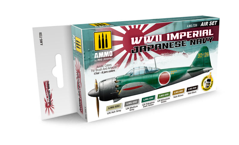 WWII Imperial Japanese Navy Paint Set
