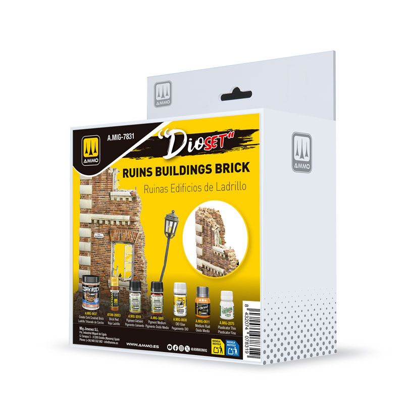 Ammo By Mig Dio Set: Brick Building Ruins