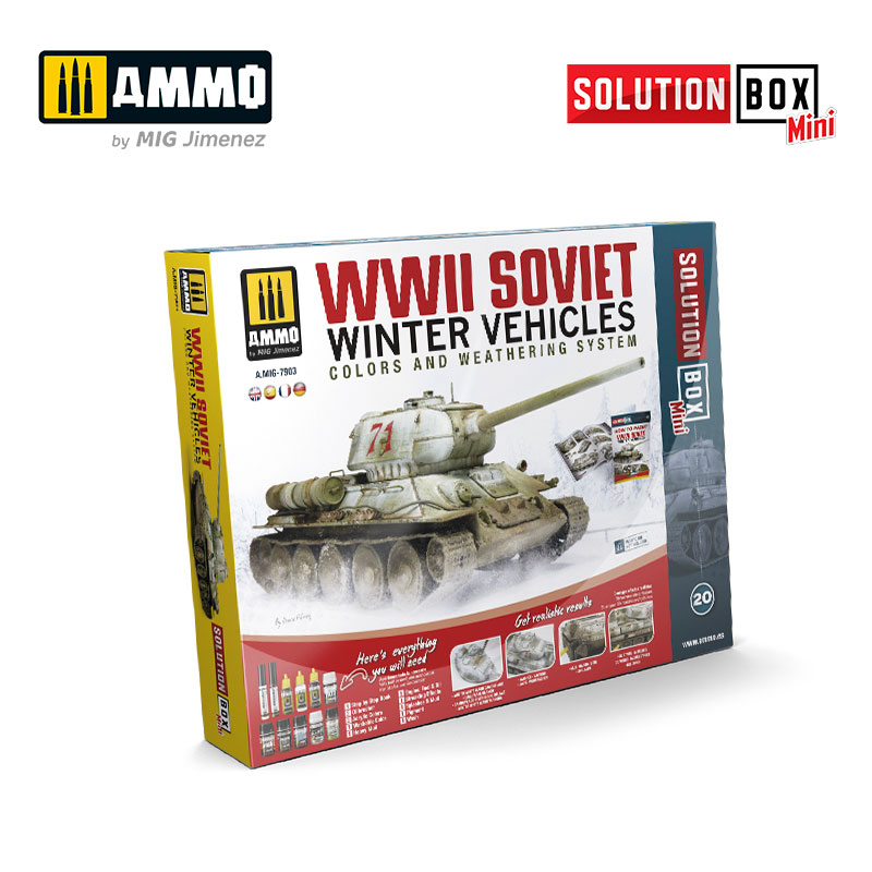 How to Paint WWII Soviet Winter Vehicles Solution Box