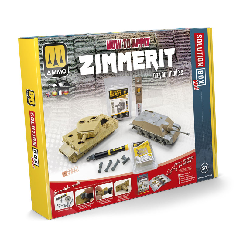 Ammo By Mig How to Apply Zimmerit in Scale Solution Box
