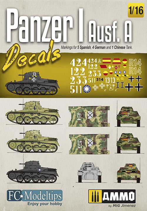 Ammo By Mig Panzer I Ausf. A. Decals 1:16