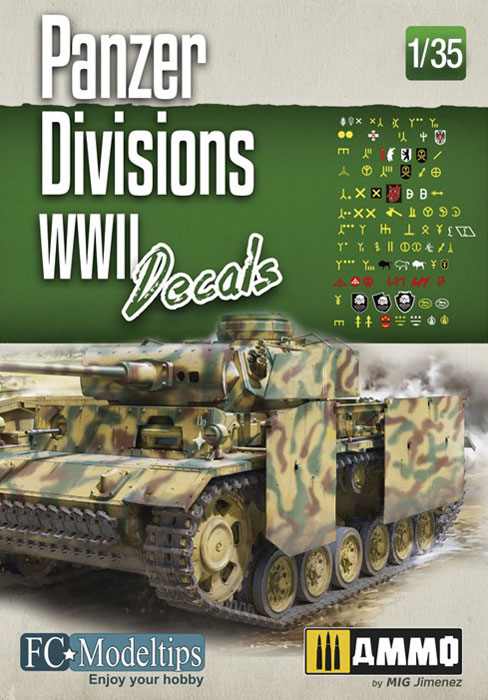 Panzer Divisions WWII Decals 1/35