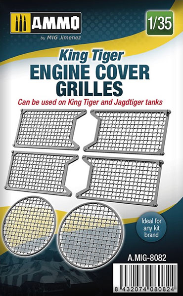 King Tiger Engine Cover Grilles