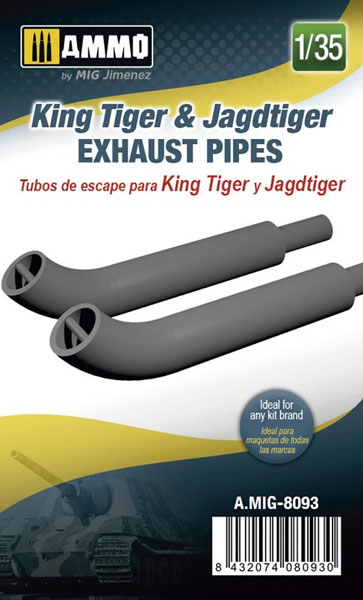 King Tiger & Jagdtiger Exhaust Pipes