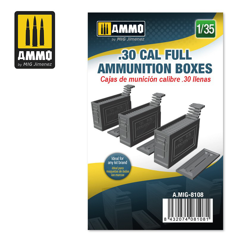 .30 CAL FULL AMMUNITION BOXES