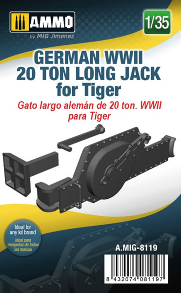 1/35 German WWII 20 Ton Long Jack for Tiger
