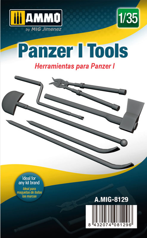 1/35 German WWII Panzer I Tools