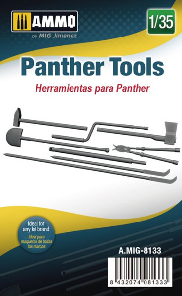 1/35 German WWII Panther Tools