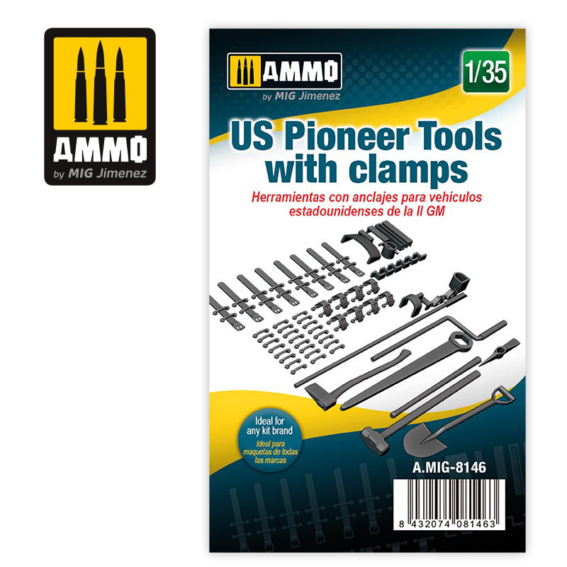 US Pioneer Tools with Clamps
