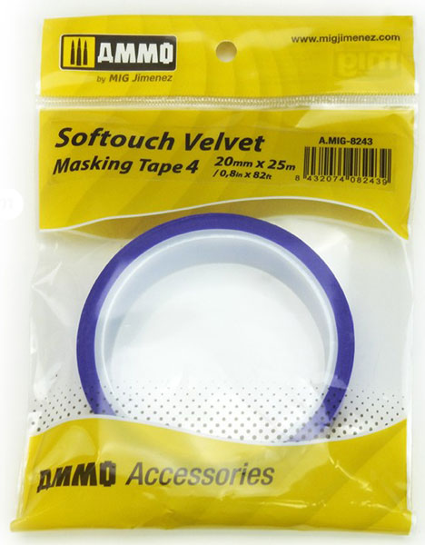 Softouch Velvet Masking Tape #4 (20mm X 25M)