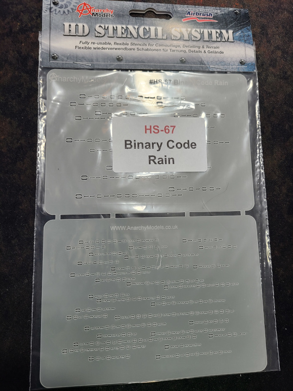 High Speed Stencils - Binary Rain