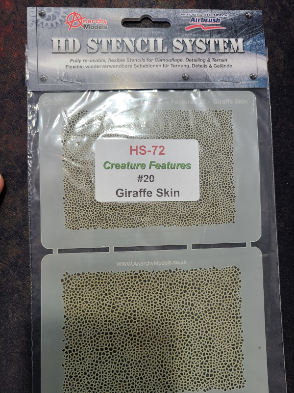 High Speed Stencils - Creature Features Giraffe Skin