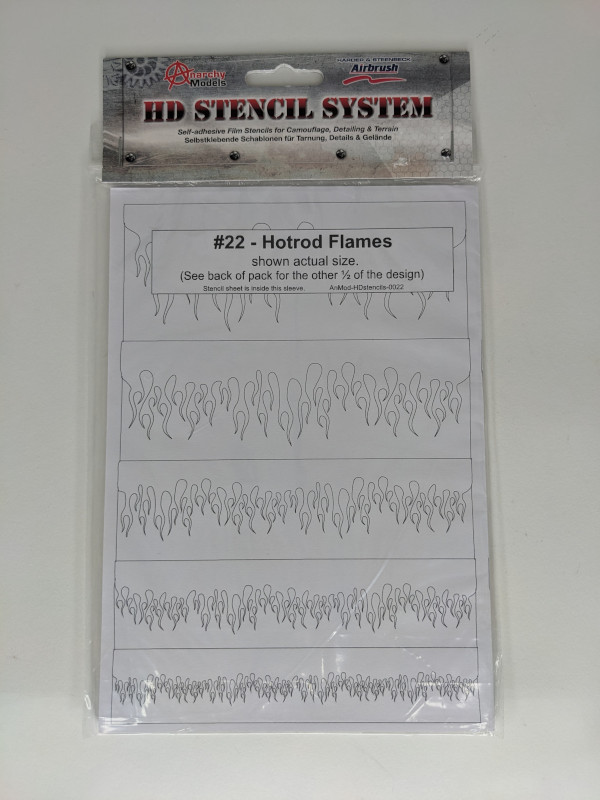 HD Stencils - Hotrod Flames