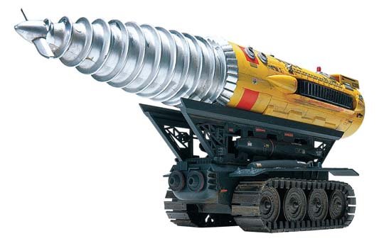 International Rescue Thunderbirds: The Mole Armored Screw Tunneling Machine