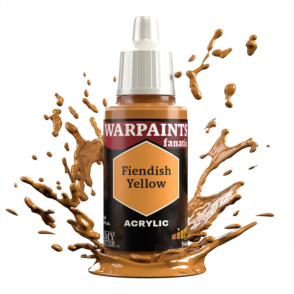 Army Painter: Warpaints Fanatic Fiendish Yellow 18ml