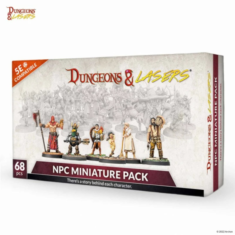 Archon Studio Dungeons and Lasers: NPC Miniature Pack