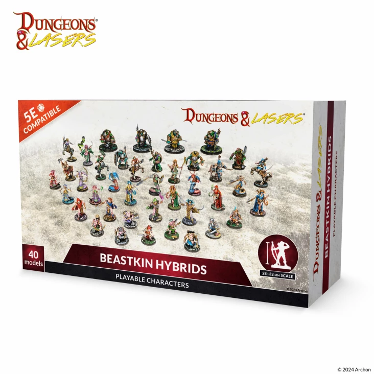 Archon Studio Dungeons and Lasers: Beastkin Hybrids Playable Characters