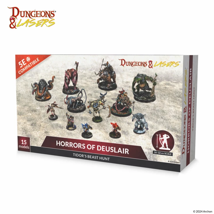 Archon Studio Dungeons and Lasers: Horrors of Deuslair Tidors Beast Hunt
