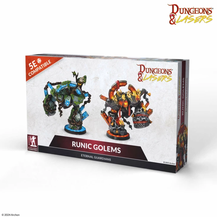 Archon Studio Dungeons and Lasers: Runic Golems Eternal Guardians