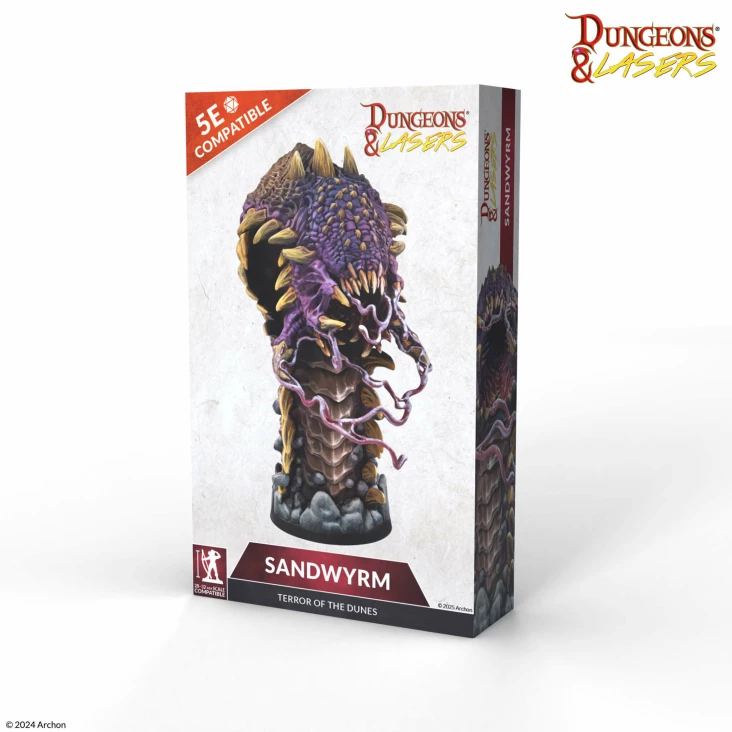 Archon Studio Dungeons and Lasers: Sandwyrm Terror of The Dunes