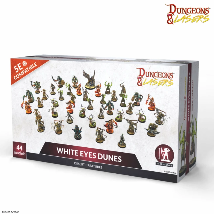 Archon Studio Dungeons and Lasers: White Eyes Dunes Desert Creatures