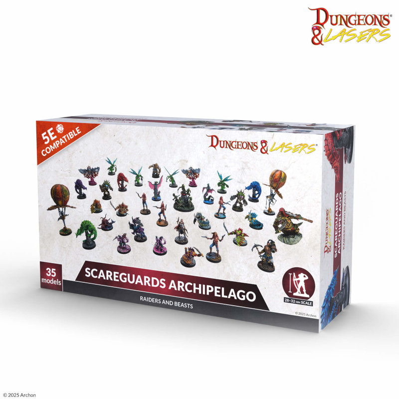 Archon Studio Dungeons and Lasers: Raiders And Beasts Of Scareguards Archipelago