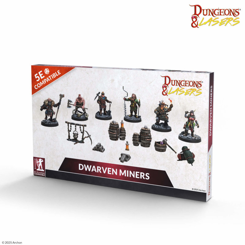 Archon Studio Dungeons and Lasers: Dwarven Miners
