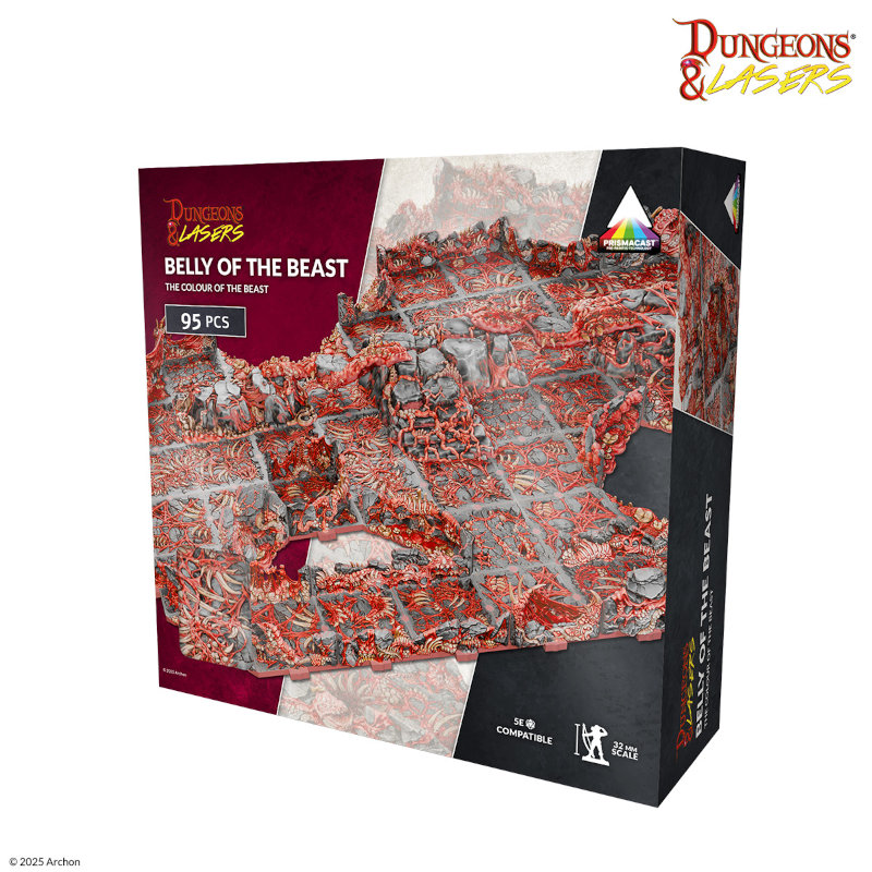 Archon Studio Dungeons and Lasers: Belly of the Beast – Pre-Painted