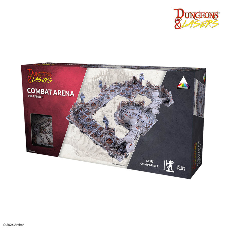 Archon Studio Dungeons and Lasers: Combat Arena – Pre-Painted (D&L: PrismaCast Pre-Painted Terrains)