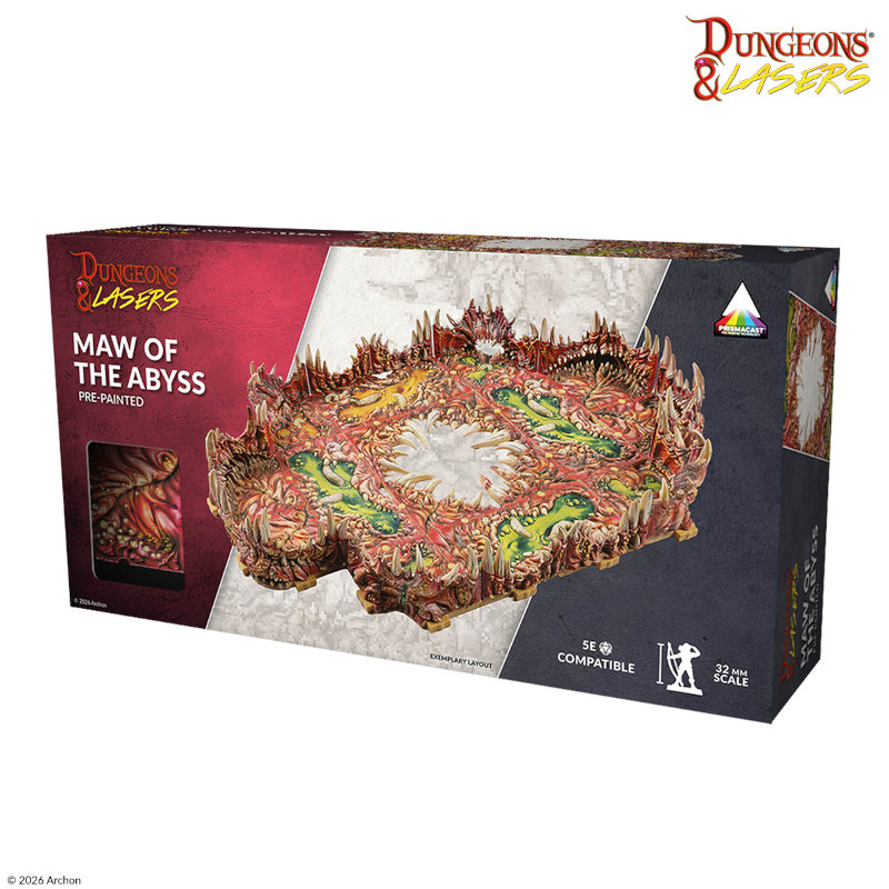 Archon Studio Dungeons and Lasers: Maw of the Abyss – Pre-Painted (D&L: PrismaCast Pre-Painted Terrains)