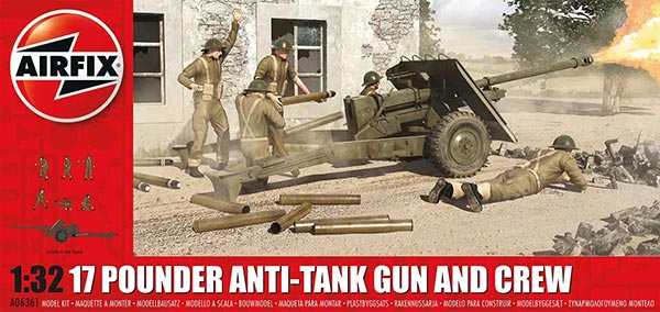 WWII British 17-Pdr Anti-Tank Gun